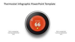 Thermostat Infographic Template Layout 