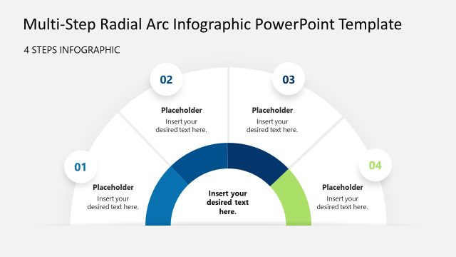 Multi-step Radial Arc Diagram Presentation Template