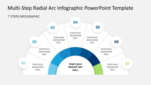 Seven Stage – Multi-step Radial Arc Diagram Template