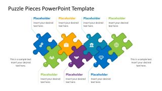 Puzzle Pieces Slide Layout 