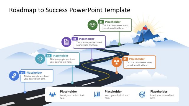 Roadmap to Success Template – Cover Slide
