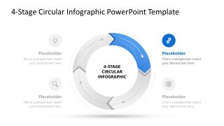 Engaging 4-Stage Circular Infographic Slide 