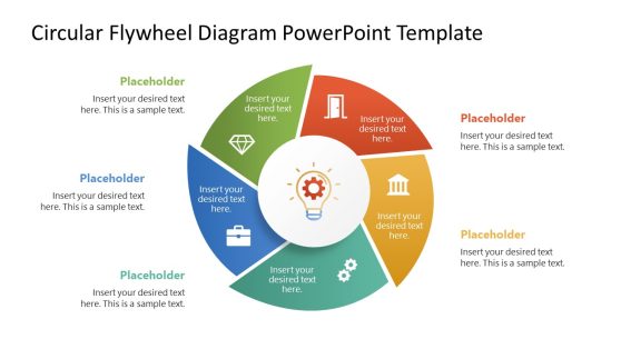 Circular Flywheel Diagram Presentation Template