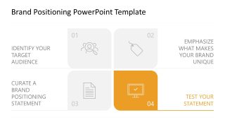 Editable Brand Positioning Slide PPT Template