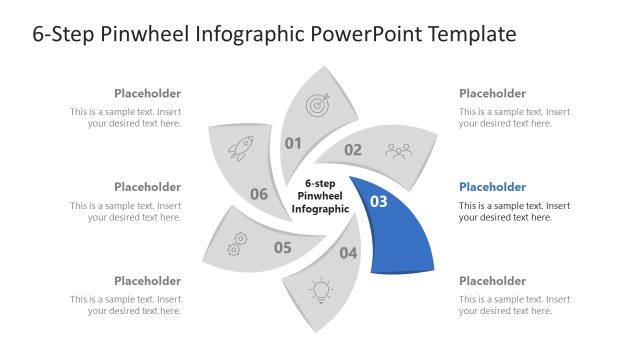 Step 3 Slide – Pinwheel Diagram Template