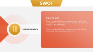 PPT Animated Slide for Opportunities in SWOT Analysis Presentation