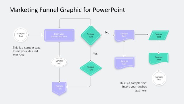 Editable Thin Border Flow Chart Template