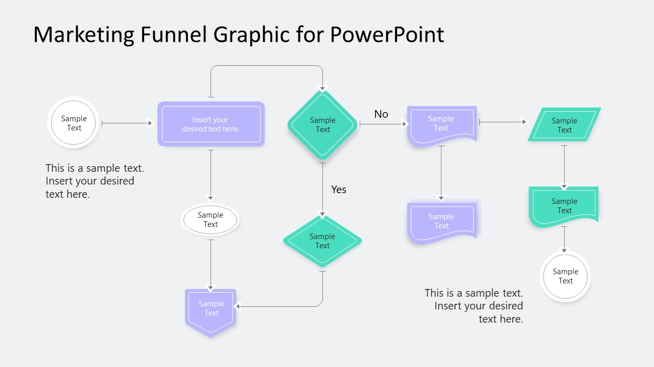 Thin Border Flow Chart Presentation Template 