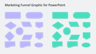 Engaging Thin Border Flow Chart Slide Diagram 