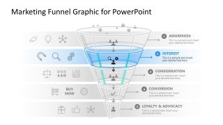 Funnel Stage 2 PPT Slide - Marketing Funnel Diagram Presentation