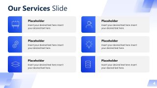 Engaging Business Profile Template Slide 