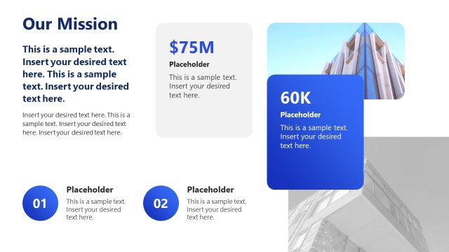 Our Mission Display – Altius Business Presentation Layout