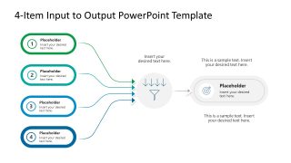 4-Input to Output Template for PowerPoint 