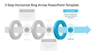 Engaging 3-Step Horizontal Ring Arrow Template