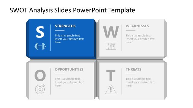 Strengths Focus Slide –  SWOT Analysis PPT Template