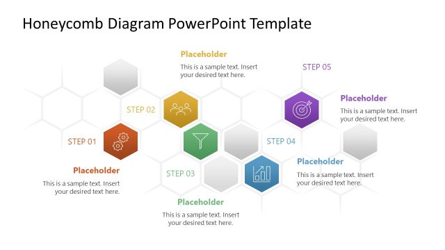 Dispersed Blocked in Honeycomb Diagram Template
