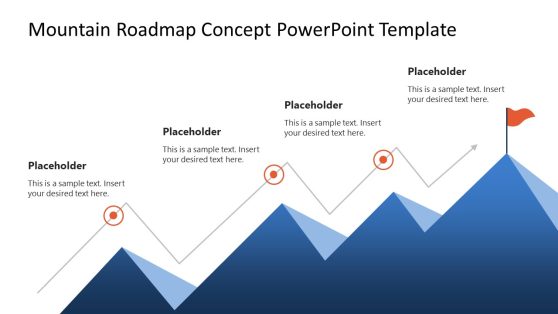 Mountain Roadmap Concept Presentation Template