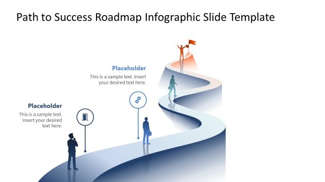 Path to Success Roadmap Diagram Layout