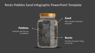 Customizable Rock Pebbles Sand Infographic PPT Design