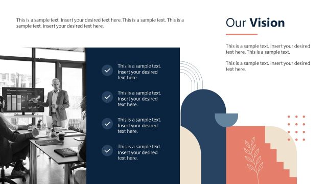 Company Vision PPT Slide – Aesthetic Geometry Template