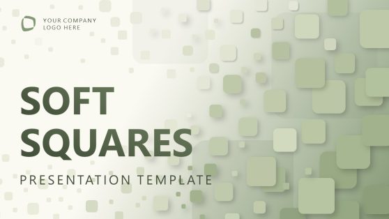 Soft Squares PPT Template Layout