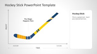 Hockey Stick Template for PowerPoint 