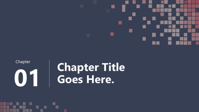 Chapter Divider Slide for Pixel Perspective