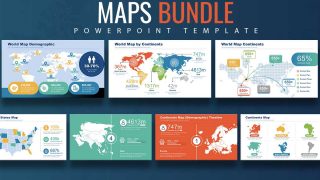 Editable PowerPoint Maps of Continents