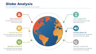 PowerPoint Globe Circular Diagram Design