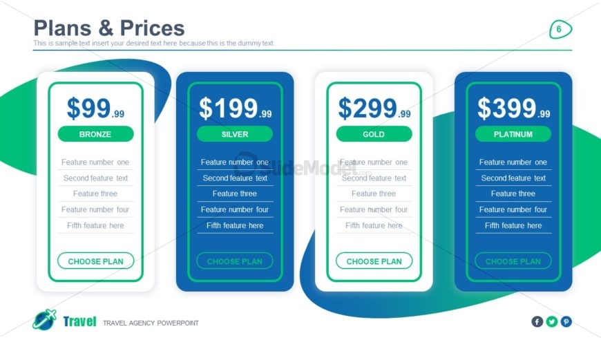 Tourism Packages PowerPoint Design