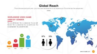 Video Games PowerPoint Map 