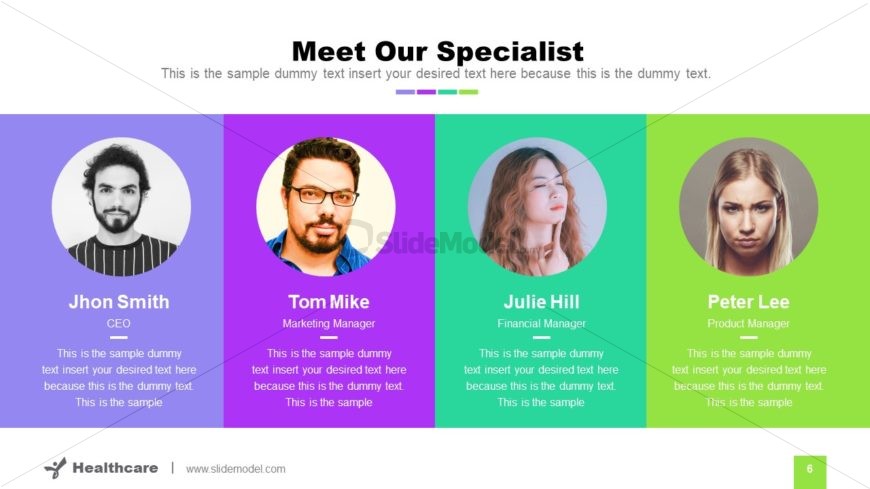 Cutout Placeholders Team Members