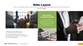 Portfolio Gallery PowerPoint Layout