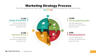 4 Puzzle Diagram Template