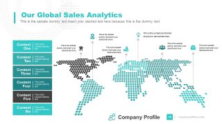 PowerPoint Pixelated World Map