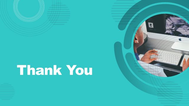 Company Profile Thank You Slide