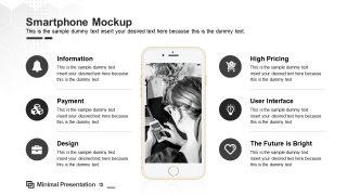 Minimal Layout of Smartphone Mockup