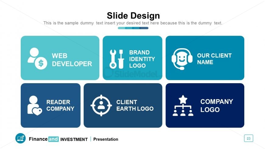 Infographic Grid Layout Design