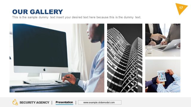 Security Agency Portfolio Gallery PPT