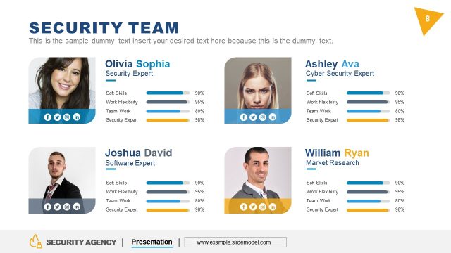 Team Portfolio for Security Agency