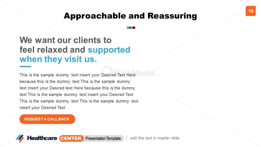 Slide of Healthcare Center Approachable Service
