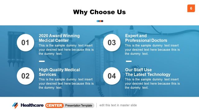 Healthcare Center Expertise PowerPoint