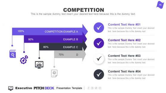 Competition Information Executive Pitch Deck PowerPoint