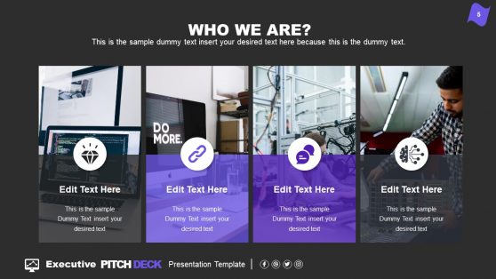 Who We Are Slide Template