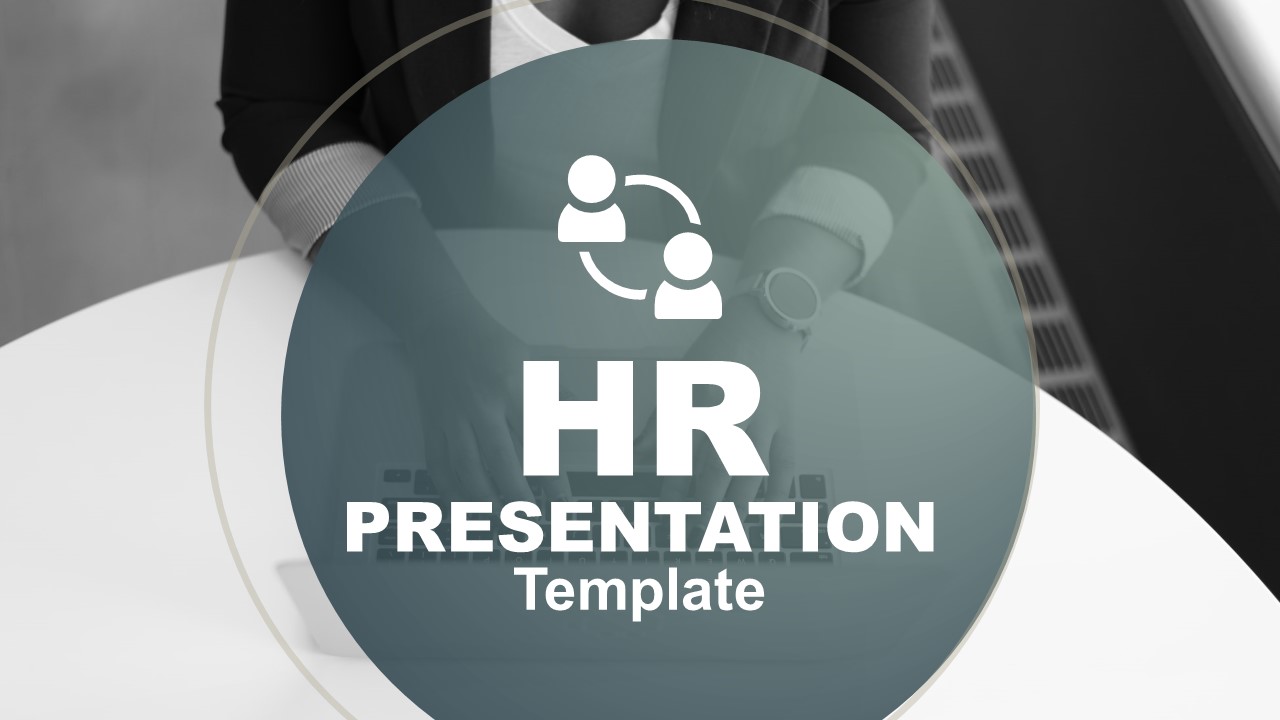 HR PowerPoint Cover Slide SlideModel