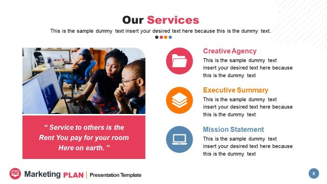 Company Services Marketing Plan PowerPoint