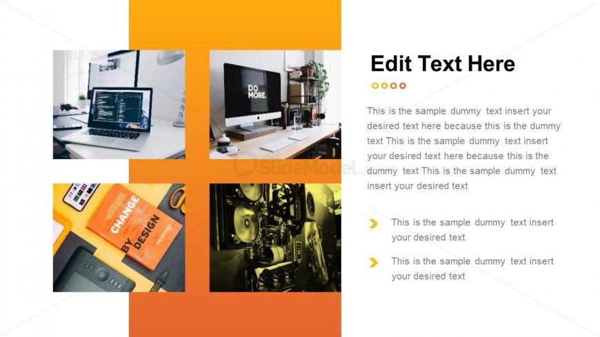 Business Portfolio Template Orange Theme 