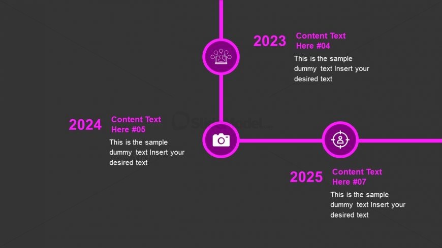 Animated Timeline Template Creative Purple PowerPoint