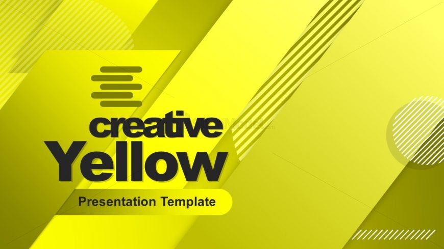 Presentation of Yellow Cover Template