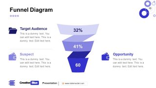 Funnel Diagram PowerPoint Business PowerPoint Blue